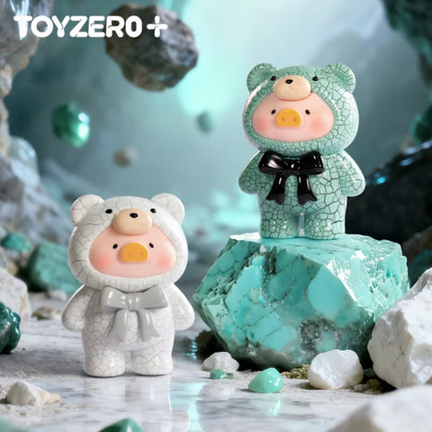 Lulu the Piggy Miniature Mineral Ore Teddy Mining Series