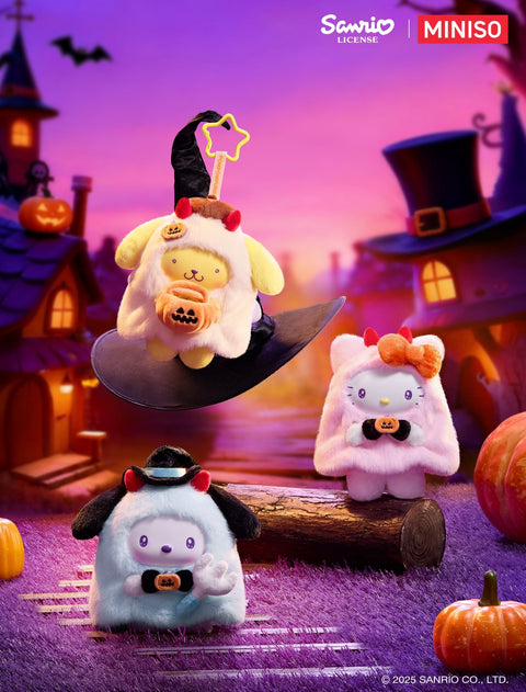 Miniso x Sanrio Halloween Plush Pendant Blind Box Series