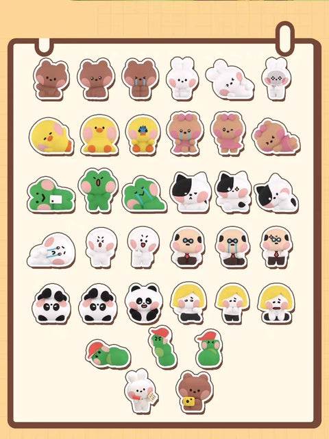 Minini Line Friends Miniature Blind Bag Series by HeyDolls