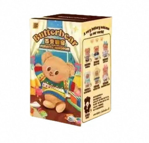 TopToy Butter Bear Versatile Wardrobe Plush Hanger Blind Box Series
