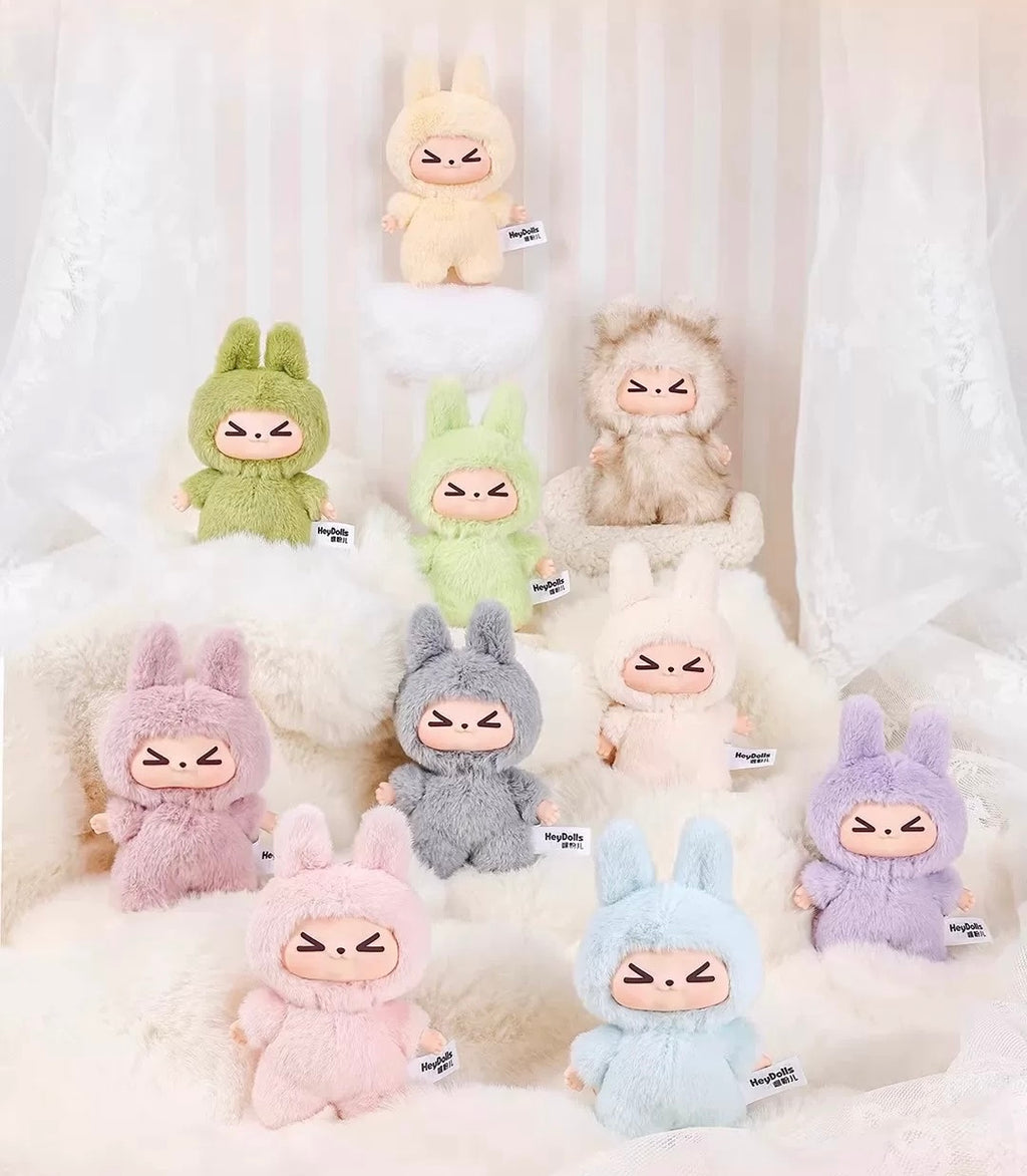 Heydolls Rabbit HeyDolls x Rabbit Kiki The Warmth of Hugs Plush Pendant Blind Box Seri ...