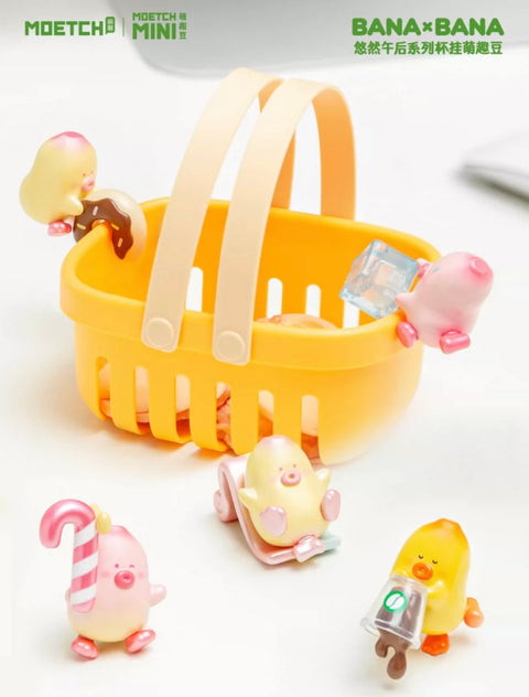 Bana x Bana Cute Banana Miniature Cup Hangers