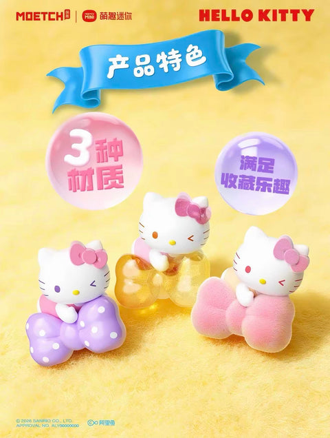 Moetch x Hello Kitty Colorful Rainbow Bows Miniature Series
