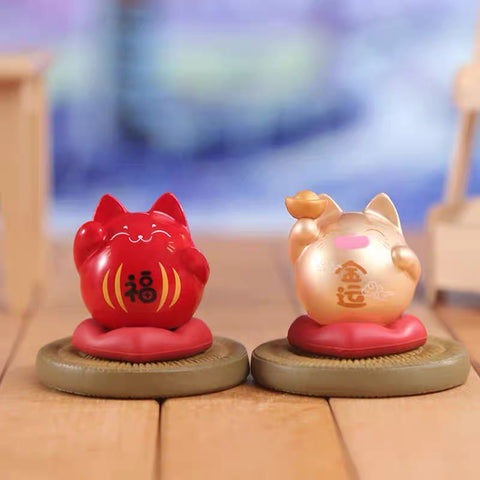 Lucky Daruma Cat Miniatures Series