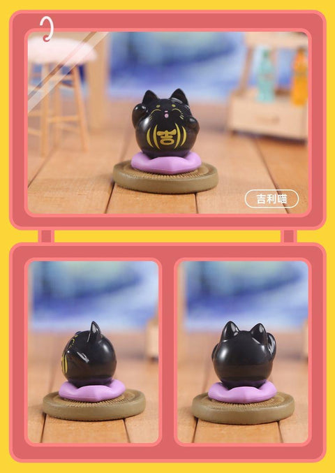 Lucky Daruma Cat Miniatures Series