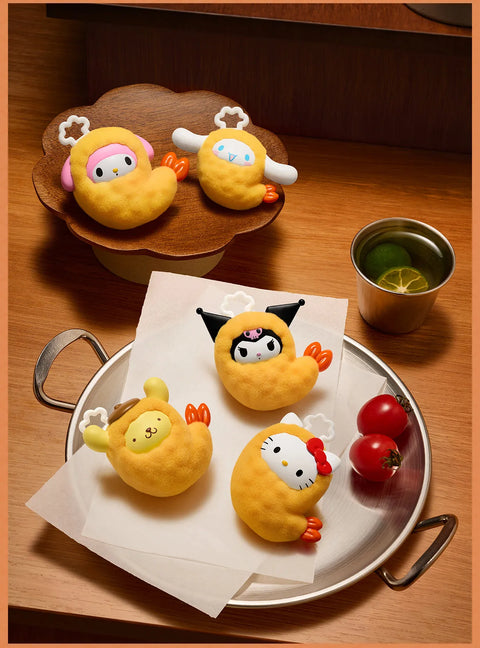 PREORDER - Popmart x Sanrio Characters Hello Kitty and Friends Tempura Fried Shrimp Pop Beans Series